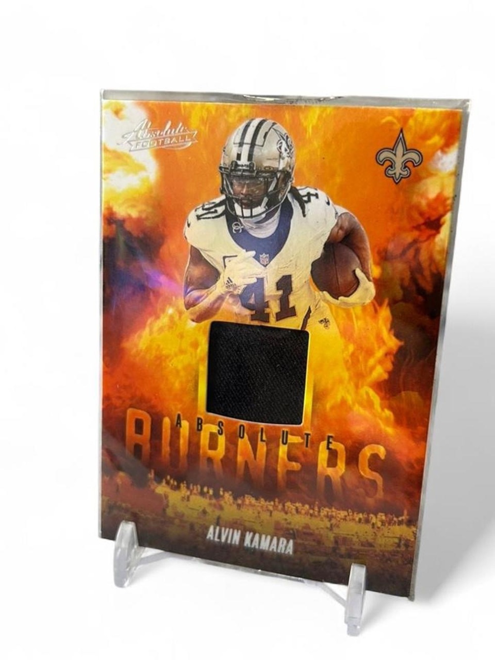 Panini Absolute Burners Alvin Kamara Orange Black Football Card